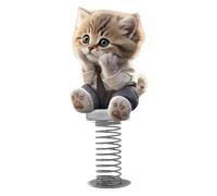 Générique Dashboard Bobble Toy - Shake Head Cat Decoration for Sedan | 2D Acrylic Dancing Figure with Playful Interior Accents & Fun Travel Companion for Car, Vehicle, Road Trip and Commuting