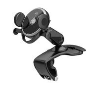Générique Dashboard Cell Phone Holder, Windshield Car Phone Mount, 360° Rotating Foldable Stand, Space Saving Design for Road Trip, Safe Driving, Men, Women, Automotive, 5.12x3.94 inches