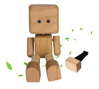 Générique Dashboard Decorations Set, Wooden Figures Statue, 2.36x1.46in Swinging Aesthetic Figurine, Handcrafted Authentic Wood, Design for Birthday, Travel, Home Studio, Classroom
