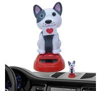 Générique Dashboard Ornament - Cute Solar Dancing Animal Toy | Bobbļèhead Ornament | Decorative Animal Dashboard Ornaments | Eco-Friendly Solar Powered Car, Office & Home Decoration