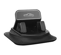 Générique Dashboard Phone Mount - ABS Silicone 10.5x10.5x8.5cm | Rotating Silicone Mat Car Phone Holder, Automotive Organizer Stand | Vertical Horizontal Phones Support for Truck Sedan RV Use
