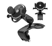 Générique Dashboard Phone Mount, Cell Phone Holder, 5.12x3.94 inches, Foldable 360° Rotating Stand, Hands-Free Cradle for Car Safe Driving, Men Women Vehicle Accessory Road Trip Auto Truck