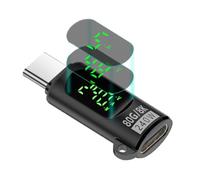 Générique Data Adapter, USB Connector, 1.34x0.51x0.31in Charger Converter, Fast Transfer, Digital Display for PC Devices, Laptop Charging, Tablet Connection, Phone Syncing, Monitoring, Tech Setup