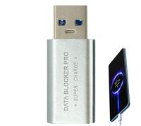 Générique Data Blocker, Aluminum Alloy Housing - for Secure Charging Without Transfer | Compact, Stable, 4.17 Cm, Protects Against Datai Theft in the Office, at Home, or on Thee Go