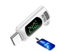 Générique Data Transfer Adapter, Charger Connector, 1.34x0.51x0.31in Digital Display Converter, High-Speed Transmission, Real Time Monitoring for PC Use, Laptop Charging, Tablet