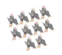 Générique De 10 gants en nylon respirant offrant des gants ergonomiques sans doigts antidérapants et confortables
