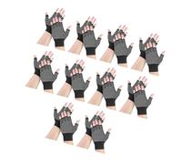 Générique De 10 gants en nylon respirant offrant des gants ergonomiques sans doigts antidérapants et confortables