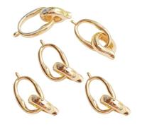 Générique De 5 fermoirs en Laiton, Attaches de Bijoux multifonctionnelles, fermoirs Pliables, Extensions de chaîne de Pull, Fermoir pour Accessoires de chaînes de Pull