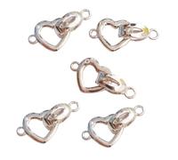 Générique De 5 fermoirs en Laiton, Attaches de Bijoux multifonctionnelles, fermoirs Pliables, Extensions de chaîne de Pull, Fermoir pour Accessoires de chaînes de Pull