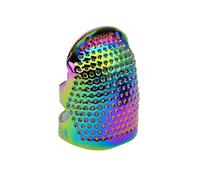 Générique Dé À Coudre - Dé À Coudre en Cuivre Adorable - Dé À Coudre Coloré | Protecteur De Doigt Réglable en Métal, Capuchon De Dé À Coudre pour Couture, Broderie, Accessoires De Couture