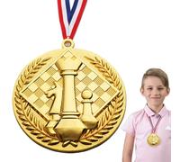 Générique de avec Ruban de Cou | de d'échecs légères, de du Gagnant, d'honneur Portables, trophée, Cadeau pour et Adolescents