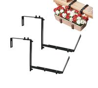 Générique De Bac À Fleurs Premium pour Parapets Et Balustrades De Balcon - De Bac À Fleurs Robuste Et Réglable en Largeur- Accroche Jardinière en Métal pour Le Balcon