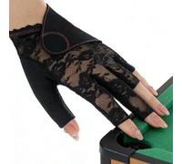 Générique De Billard en Dentelle pour Femme, Main Gauche, Respirant, Antidérapant, pour Tir De Queue De Billard, Accessoires De À Doigt Complet pour L'entraînement, La Pratique, Le Tournoi, Le Jeu,