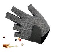 Générique de Billard - Mitaines Respirantes avec des Doigts Ouverts - de Queue de Billard Respirant pour la Main Gauche | Accessoires d'Entraînement pour Tournois Sportifs pour Les
