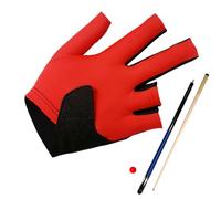 Générique de Billard pour la Main Droite - Mitaines Respirantes avec des Doigts Ouverts | s de Billard Élastiques | Accessoires d'Entraînement Sportif