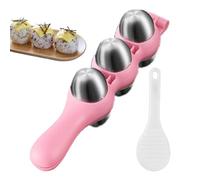 Générique de billes de riz à - 304 Ensemble d'outils de fabricant de sushis en acier inoxydable, de durable | de décoration de riz avec pagaie, kit de fabrication de sushis de bric