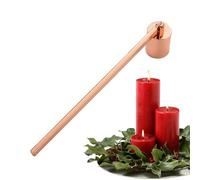 Générique de Bougie Accessoire - Outil de feu élégant en Laiton, Design en métal à Long Manche | Éteigneur de Flamme à mèche en Acier Inoxydable, Ornement de sécurité pour Le contrôle de la Flamme, c