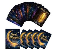 Générique de Cartes Oracle Énergie Émotionnelle Inspiration Divination | 50 Cartes de Tarot Force Intérieure Méditation à la