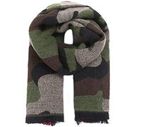 Générique De Chemise Foulard Shawl 2019 pour femmes couverture en Cachemire écharpe de camouflage Poignet De Placard Bois (Camouflage, One Size)