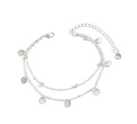 Générique de cheville en alliage avec breloque en forme de cœur et de papillon pour femmes, bijoux de plage élégants, cadeaux, designs imperméables, de cheville