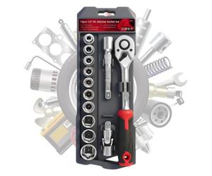 Générique de cliquets avec rallonge, cliquet réversible 72 dents, outils de | 13 pièces cliquet, perceuse mbout pour maison, garage, meubles, armoires, camion, mécanicien,