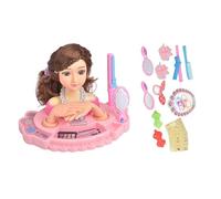 Générique de Coiffure - Jouet de tête de Jeu de Simulation, Pratique de Maquillage Polyvalente, Outil de cosmétologie éducatif, Accessoire créatif pour | Ensemble de têtes de pour, la