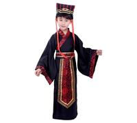 Générique de cosplay pour garçons tenue traditionnelle chinoise inspirée de la cour impériale ancienne pour enfants