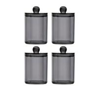 Générique de coton-tige en plastique transparent convivial Conteneur de stockage Qtip unique Boîte de rangement en plastique Organisateur de de coton-tige Distributeur pratique de Qtip