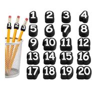 Générique de crayon pour 20 Pièces Protecteurs Réutilisables Éducatifs