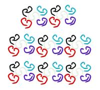 Générique de Crochets D'oreille pour Fixation Sécurisée des Écouteurs et Masque Lot de 8 Paires Diamètre 1,5-2 Mm en Silicone pour Masque Amortisseur Confortable Couleur Couleur Aléatoire
