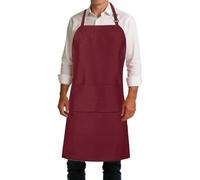 Générique de Cuisine - Bavette Réglable avec Deux Poches | Tablier de Chef de Cuisine - Pour Peinture Coiffure Cuisson Grill Nettoyage Atelier Service Jardin et Usage Quotidien