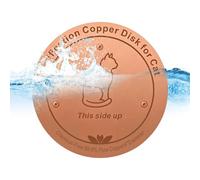 Générique De Cuivre pour Bain D'Oiseau Purification pour Gamelle d'eau Chat | Disque Nettoyant En Cuivre Gamelle D'Eau Pour Arrière-Cour, Jardin, Appartement, Intérieur, Extérieur, Maison, Terrasse