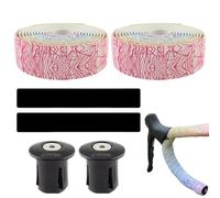 Générique de cyclisme - de guidon antidérapante absorbant les chocs, de de barre de vélo avec bouchons d'extrémité, accessoires de de vélo confortables, bandes de de vé