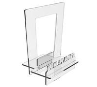 Générique de disque en acrylique - en vinyle transparent, présentoir de stockage de musique, étagère de rangement élégante, vitrine durable | Pour disques, Lps, Albums, salon, chambre à coucher,