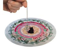 Générique De Divination Pendule - De Radiesthésie Doux en Forme De Chat Noir, Décoration D' Spirituel De 21,6 Cm | Outil De De Souris De Tableau De Pendule pour La Lecture De Tarot, Guida