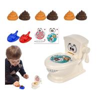 Générique de fête avec Chasse d'eau des Toilettes - Défi de dextérité | jëu de société Familial interactif, Jouet de réflexe Rapide | Jëu d'action de Style Salle de Bain, nouveauté, pour et