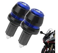 Générique de Guidon de Moto - Bouchons Poignées en d’Aluminium 7/8'' | Extrémités Antidérapantes | Accessoire Moto Scooter Vélo Tout-Terrain Sportif pour Confort et Sécurité