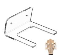 Générique de Guitare Mural en Acrylique Transparent, Support Pratique pour Guitare et Violon, Design Simple, Facile à Installer 1 Set pour Boutique ou École