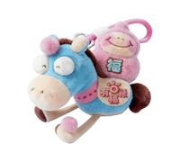 Générique de l'année du Cheval 2026, breloque en Douce, Adorable Pendentif Mascotte de l'année du Cheval, Accessoire de en légère, décoration de Porte-clés pour Sacs à Main,