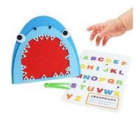 Générique De Lettres Mignon en Feutre Dent De Requin Éducatif Interactif