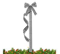 Générique de Noël,198 cm Décorations de Noël | Rouges et Noirs Décorations de Fêtes,pour Décoration Maison Guirlande Armoire Porte Fenêtre Cheminée Cuisine Salon Bureau