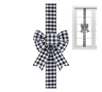 Générique de Noël,Décoration D Intérieur Vintage - Rouges et Noirs Décorations de Fêtes,pour Intérieur Couronne Guirlande Porte Fenêtre Cheminée Cuisine Chambre Extérieur