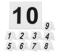 Générique de Numéro de Table Design Moderne et Compact Lot de 10 en Acrylique Réutilisables de V pour Restaurant Vie Quotidienne