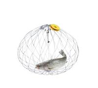 Générique de pêche souple, à crabe en fil d'acier,Cage de capture de crabe | d'ouverture et de fermeture automatique, multifonctionnel fil d'acier souple pour attraper des poissons