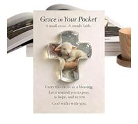 Générique de Poche à Porter,Crucifix de Prière 2D en Acrylique | de Poche Chrétienne,Pour Adultes Pâques Maison Voyage Famille Église Recherche Spirituelle Méditation Quotidienne