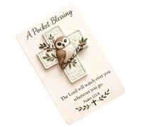 Générique De Poche Oiseau | Religieux Portable Et Fait À La Main - Carte Oiseau Avec Message Positif Religieux | Pour Adultes Adolescents Amis Famille Extérieur Voyage Camping Randonnée