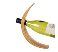 Générique de Porte-Bouteille de vin-27,3x4,7x2cm 28x11,5cm, Flottant en Bois, présentoirs de vins de Table, de Bouteilles à Courbe Artistique | pour Bar Restaurant Winery Club Décorss