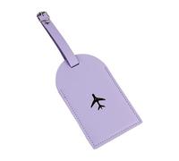 Générique De protection de la privée en cuir PU, étiquettes de bagages pour valise, bagage de croisière de voyage en cuir PU pour femmes et hommes, de protection de la privée