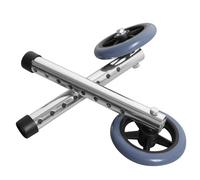 Générique de rechange pour déambulateurs 2 pièces alliage d'aluminium avec caoutchouc, assemblage simple, non-marquantes, accessoires pour marcheurs en extérieur et intérieur