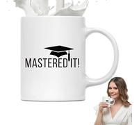 Générique De Remise Des Diplômes - À Café En Céramique | À Café De Nouveauté | Capacité De 350 Ml, Design Amusant De Félicitations, Chapeau De Docteur, Toucher Doux Et Délicat, Parfait